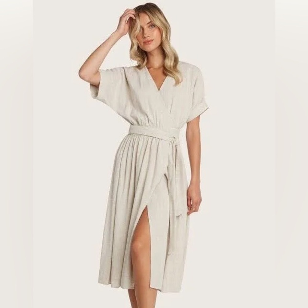 ANTHROPOLOGIE / WILLOW HELEN WRAP AROUND DRESS